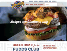 Tablet Screenshot of fuddruckers.com